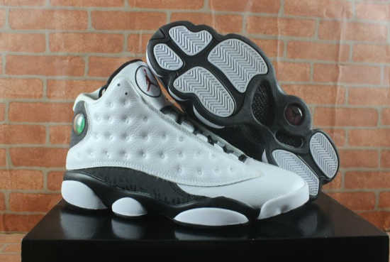 Air Jordan 13 Retro Love and Respect White Black